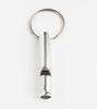Aluminum Alloy Whistle Small Portable Whistle with Keyring Durable Metal Outdoor Safety Whistle for Emergency Survival Sports Activities