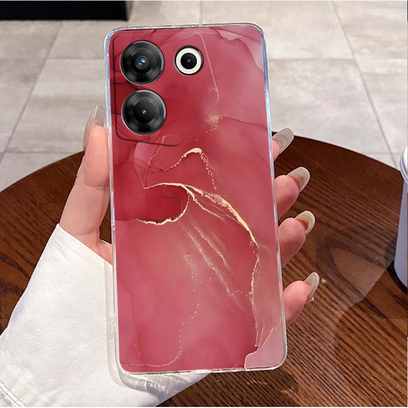 For Tecno Camon 20 Pro 5G CK8n Phone Case Techno Camon 20 Pro 5G Cover Silicone Luxury Cute Love Rabbit Funny Clear Soft Casing