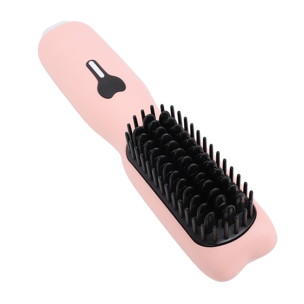 Kabelloser Haarglättungskamm 11 Temperatureinstellungen Schnelles Aufheizen Verbrühschutz Tragbar Glätten