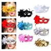 Diamond Decorated Venetian Mask Flower Design Sexy Style Masquerade Mask Half Face Crystal Mask Carnival Performance