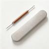 1PC Stainless Steel Coffee Needles Decorating Coffee Pull Flower Needle Espresso Latte Art Pen Wooden Barista Tools Accessorie