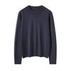 2026 Leka Sha 100% Washable Wool Round Neck Pullover Sweater