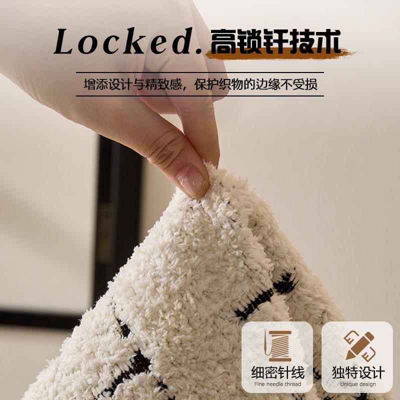 Light Luxury Comfortable Cotton Lint Sofa Cushion Autumn And Winter  New Straight Row Non-Slip Seat Cushion Sofa Cover Cloth Towel Crospecial S