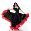 Red Color Flamenco Dance Skirt Spanish Dancing Performance Costume Women Vestido Flamenco 180-720 Degree