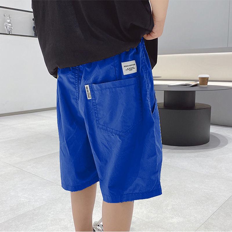 

2025 New Boys Summer Beach Shorts - Lightweight, Outdoor Casual Pants 170 синій