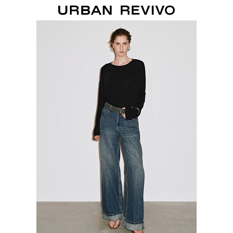 UR 2025 Autumn Women's Loose Fit Long Sleeve T-shirt