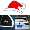 For Tesla Christmas Decoration Stickers For Model Y Santa Hat Front Logo Modification Creative Car Accessories Festive Design