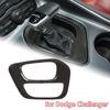 Carbon Fiber Grain Inner Gear Shift Panel Cover Trim For Dodge Challenger 2015+