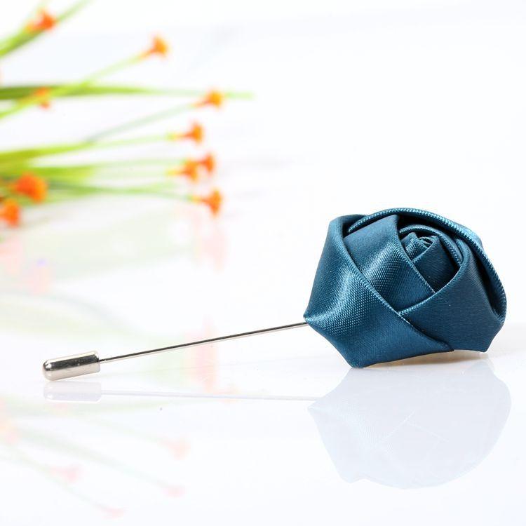 Herren Knopflochblumen für Hochzeit Bräutigam Anstecker Reversnadeln Band Rosen Blume Herrenanzug Knopfloch Anstecknadel Hochzeit Zubehör hochzeit