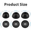 Adhiper Foam Ear Tips for Samsung Galaxy Buds3 Pro (2024) Earbuds, Comfort Replacement Tips with Memory Foam & Built-in Dust Mesh & Secure Buckle,