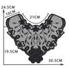 Black Embroidered Mesh Organza Front Collar Collar Sewing Lace Diy Decorative Dress Wedding Dress Accessories