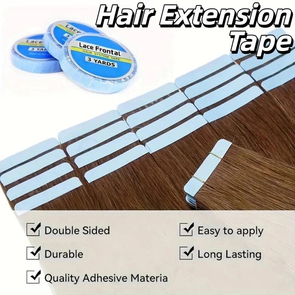3Pcs 3yards Hair System Tape Creative Double Sided Wig Tape Lace Front Wig Tape  Lace Front Wig