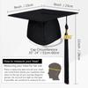 Breathable Matte 2026 Graduation Cap DIY Bachelor Academic Hat  College Graduations