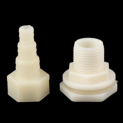 1/2 "Tank Bölme Boru Bağlantıları Kova Giriş Çıkış Konektörü Su Deposu Drenajı