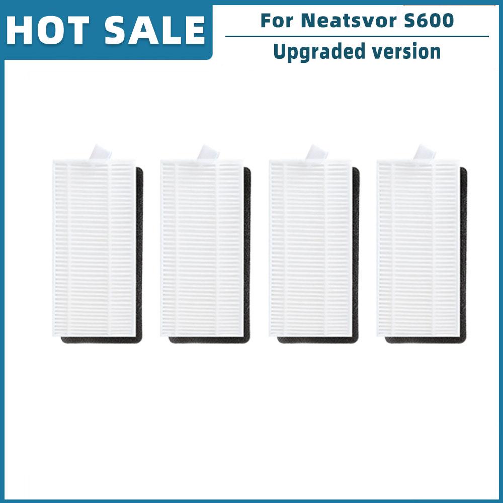 Substituição para aspirador de pó robô Neatsvor S600, peças de reposição, acessórios, escova lateral principal, filtro HEPA, esfregão, pano, saco de pó, capa de escova