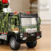 Alloy Anti-Aircraft Missile Artillery Vehicle Toy - Pull-Back Car for Boys Aged 1-6