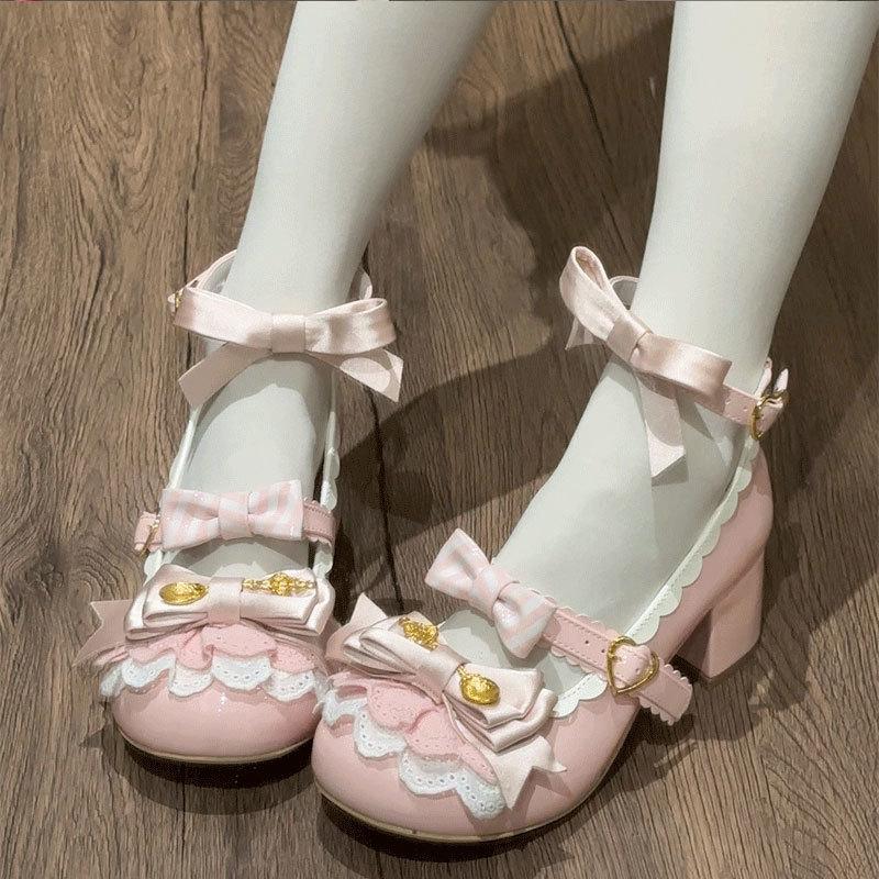 Fashion Temperament Woman Shoes 2026 Autumn New Item Women's Bow High Heels Comfort Versatile Women's Mary Jane Shoes Zapatos