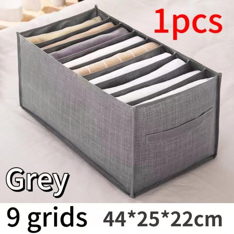 Pants Jeans Storage Box Drawers Organizer for Underwear Bra Socks Wardrobe Clothes Organizer Cabinet T-Shirt Organizers Storage