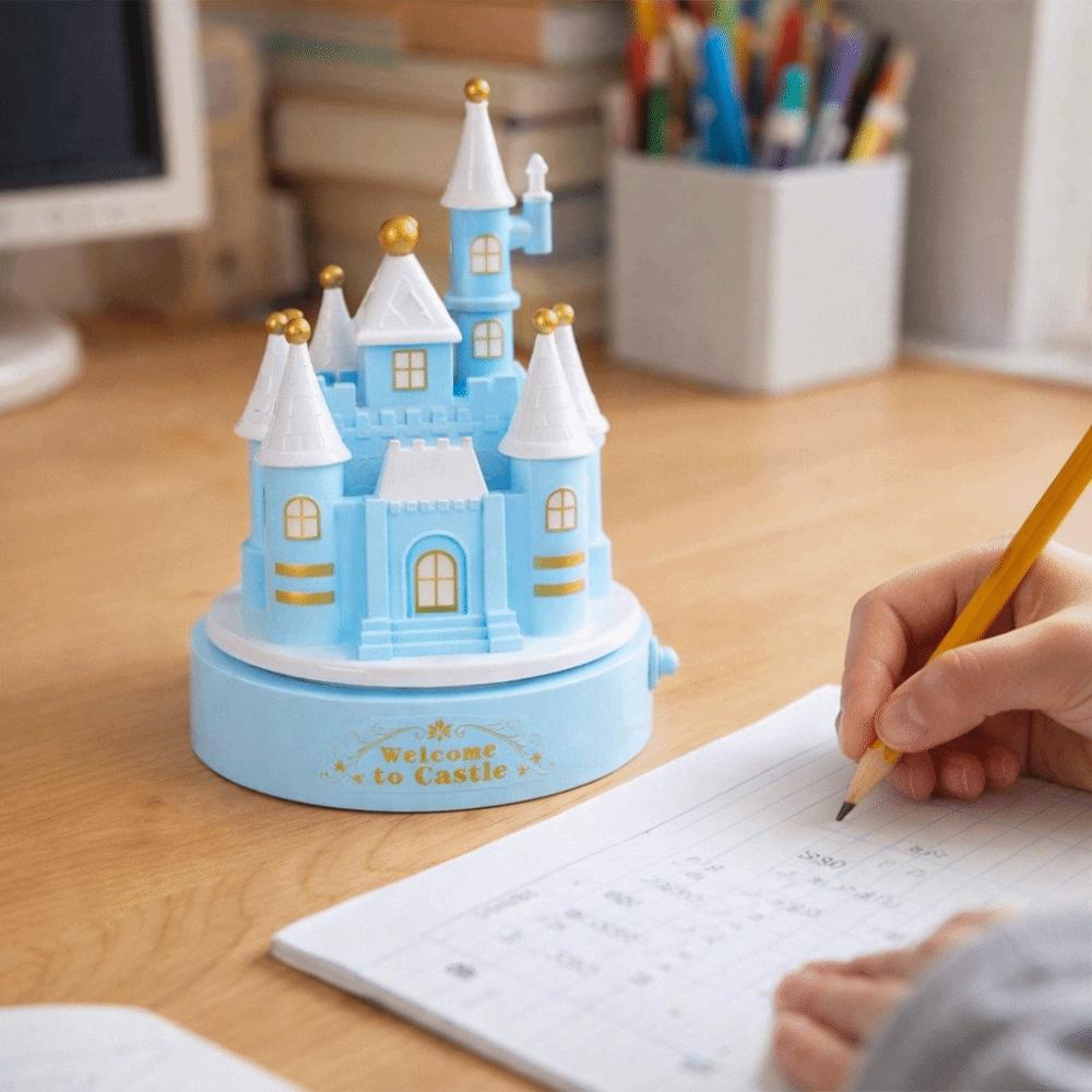 Romantic Style Rotating Music Box Exquisite Cake Decoration Music Box  Desktop Ornament