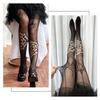 Spiderweb Hollow Fishnet Stockings Sexy and Alluring Black Tights European and American Slimming Pantyhose jk Plus size stockings