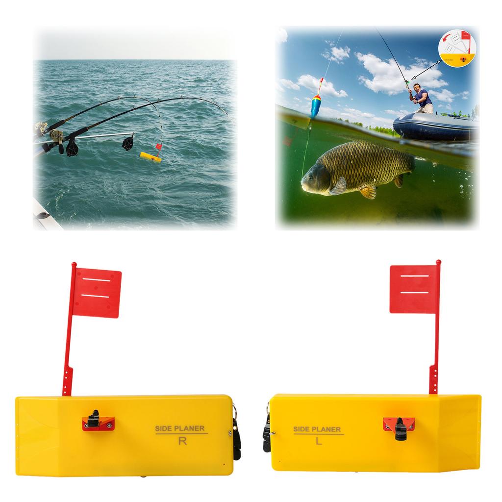 Luya Fishing Trolling Side Planer Water Splitter, Fishing Side Planer Embedded Trolling Tool, Fishing Gear Supplies