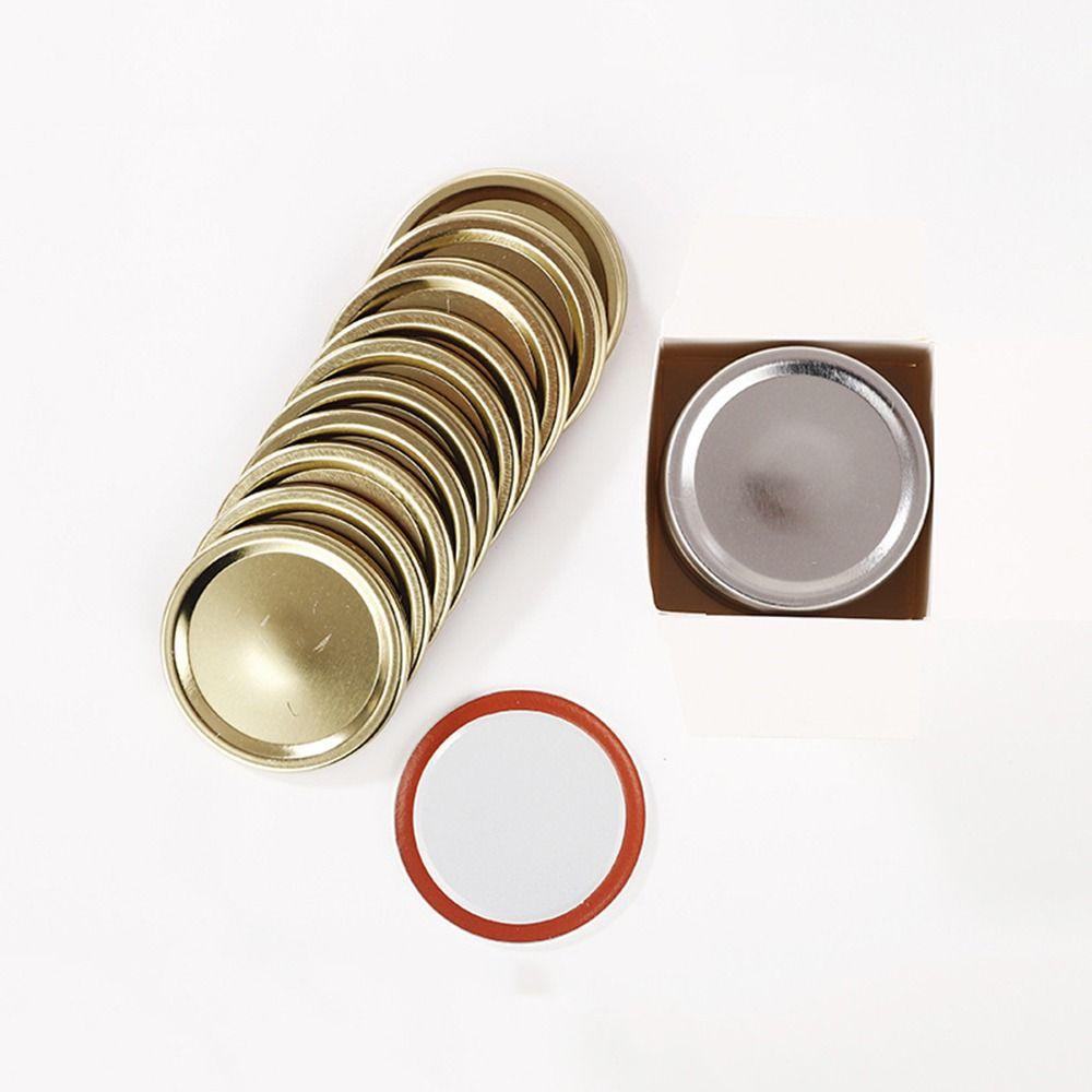 20Pcs Split-type Replacement Rings Secure Mason Canning Lids Reusable Mason Jar Lids  Glass Jar