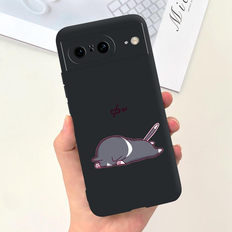 For Google Pixel 8 Pro Case GC3VE G1MNW Soft Silicone Rubber Protector Cover For Google Pixel 8 8A Bumper Pixel8 8Pro Phone Case