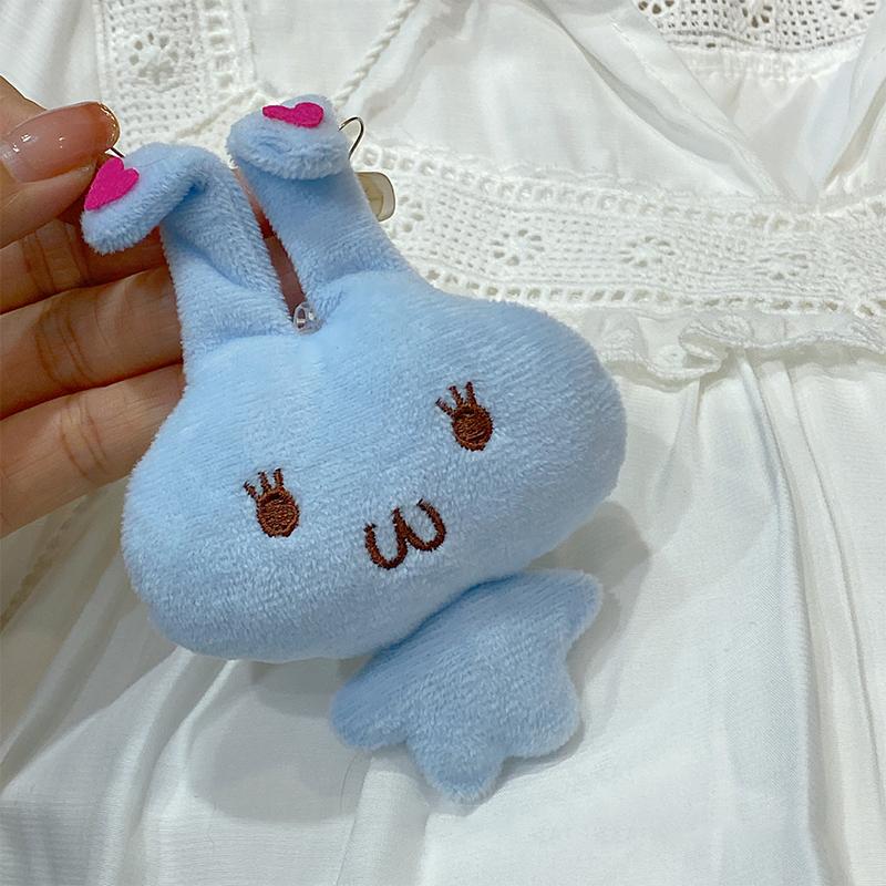 

Подвеска в виде мультяшного медвежонка, симпатичная кукла-кролик, плюшевая игрушка, кулон в виде кавайного чучело животного, украшение для рюкзака, аксессуары для подарка A3