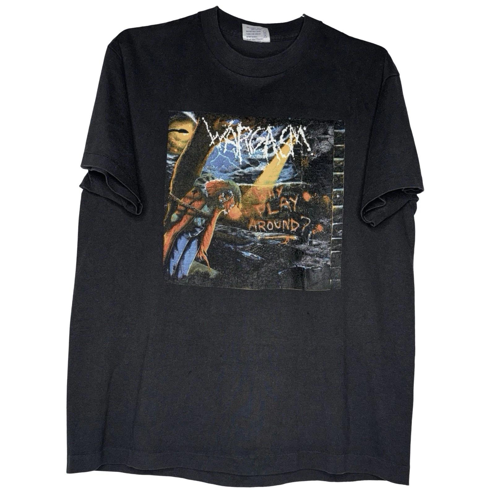 Винтажная футболка Wargasm 1988 года Размер L Darkthrone Mayhem Cannibal Corpse Entombed XL