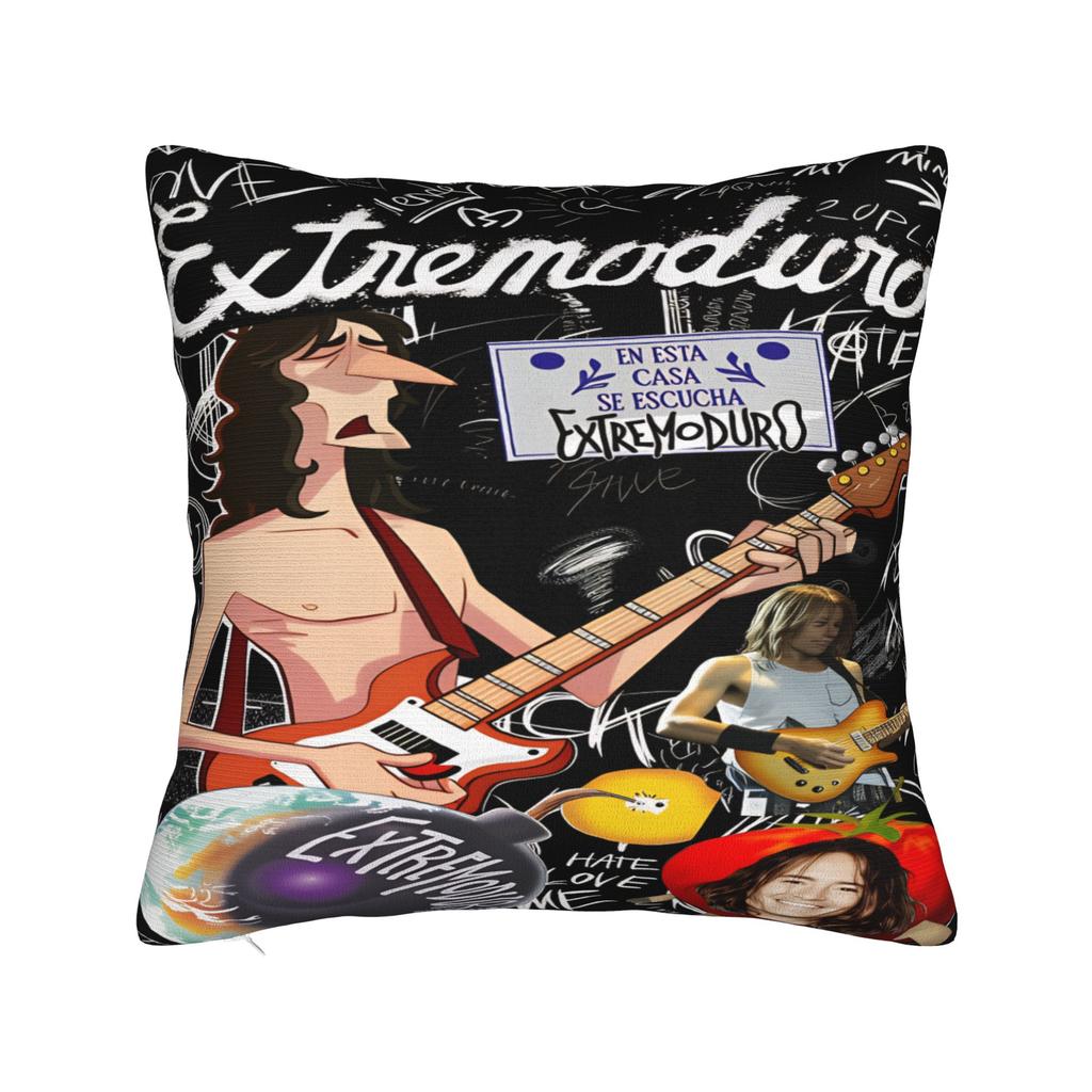 EXTREMODURO Pillow Case Rock Band Retro Trendy Pillow Cover Comfy Pillowcases For Living Room Bed Chair