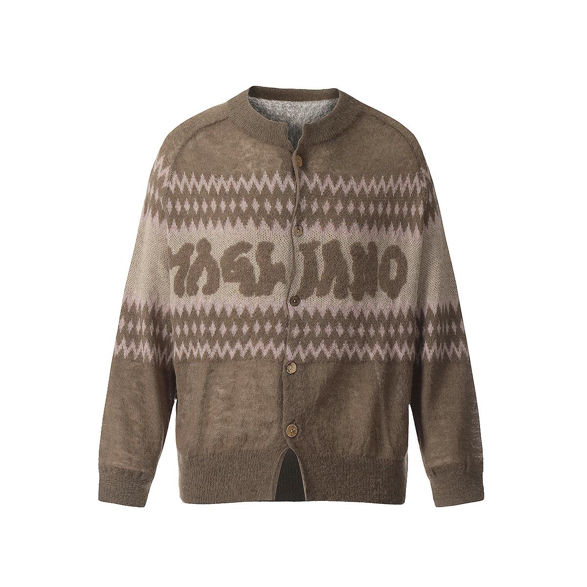 

Reba Yu Shuxin Magliano-Style мохеровый кардиган с леопардовым принтом XL