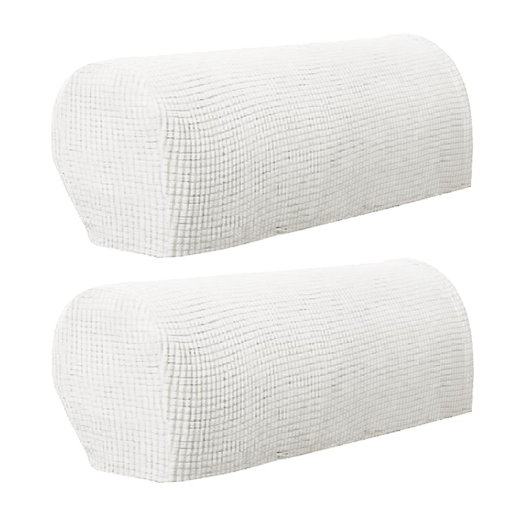 1 Pair Pet Curved Sofa Armrest Cover for Furniture