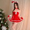 Sexy lingerie christmas dress velvet tube top dress girly sexy bunny uniform suit