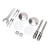 WC   Upevňovací závěsný set Vhodný pro LUVETT WC Nerezová ocel M6 71,5mm Závěs víka WC Upevňovací držák pro výměnu a opravu