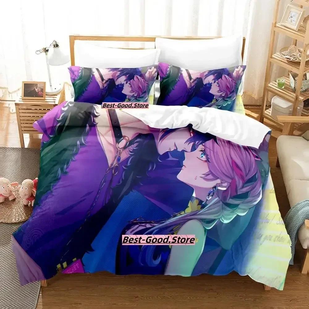 Cupid Parasite Beding Set Single Twin Printed Bed Linen Set With Pilowcase Bed Soft Duvet Cover Soft Single Double Quen Super King-Sized Dimensionsd