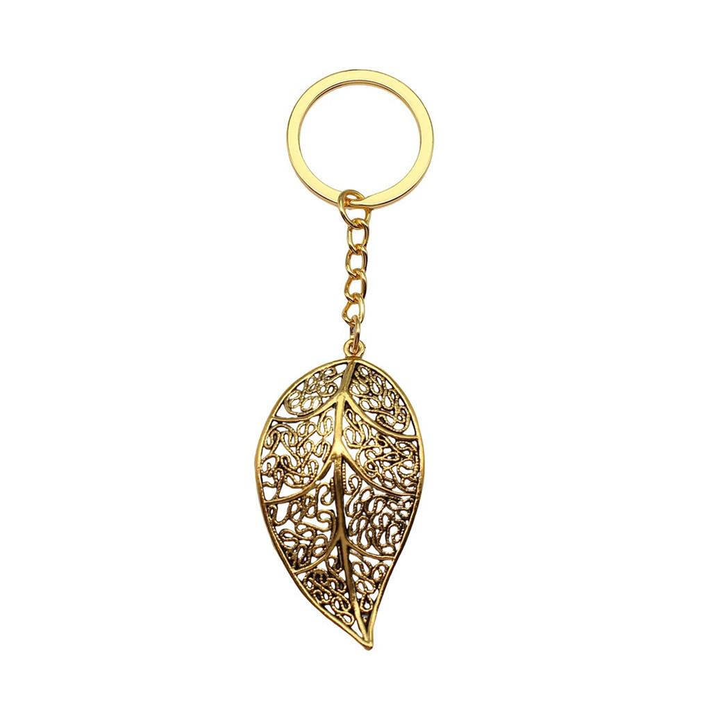 Pendants Mushroom Charm Branch Keychain Leaf Key Ring 28mm
