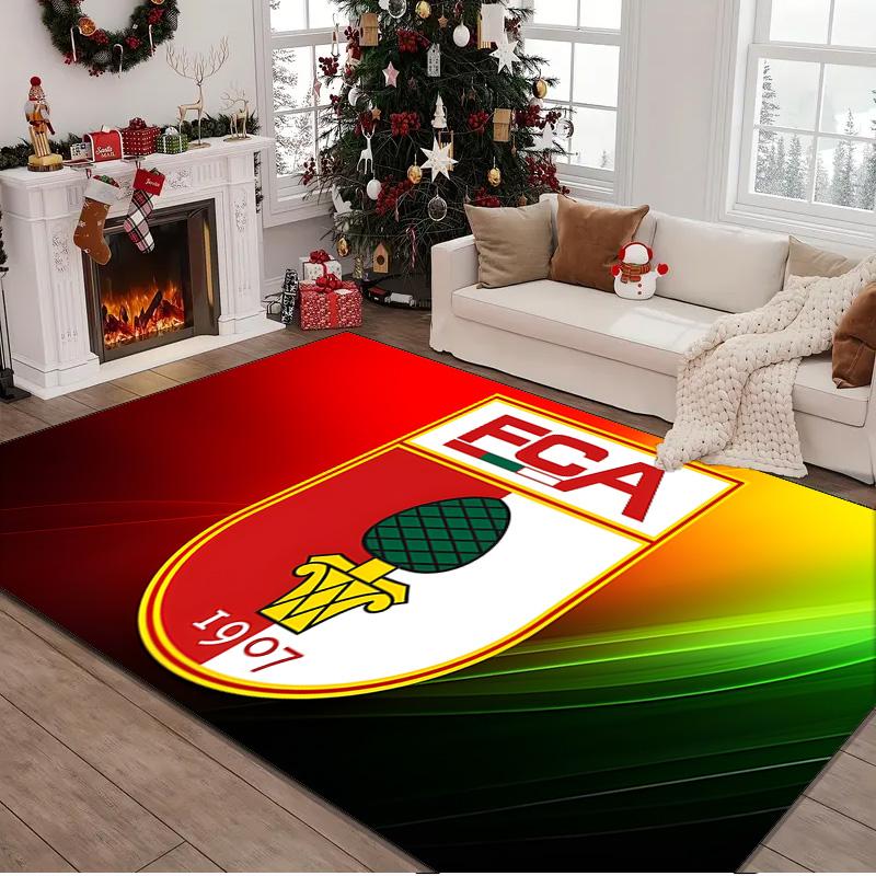 1PC rug Augs-burg Football Crest Carpet, Chair Rug,Area Rug for Office Bedroom living rooms bedroom, Doormat decor Christmas fan gifts