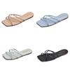 Summer Flat Sandals For Women With Breathable Pu Material For Casual Daily Wear