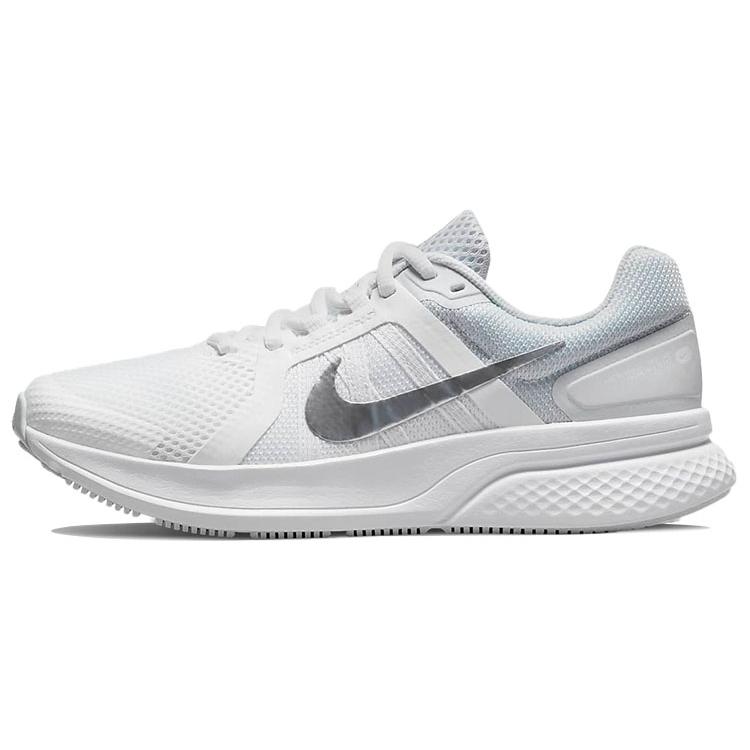 

new Nike Run Swift 2 White Metallic Silver Women s 35.5