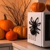 Halloween 3D Black Refrigerator - Decorative Fridge for Kitchen and Party Favors