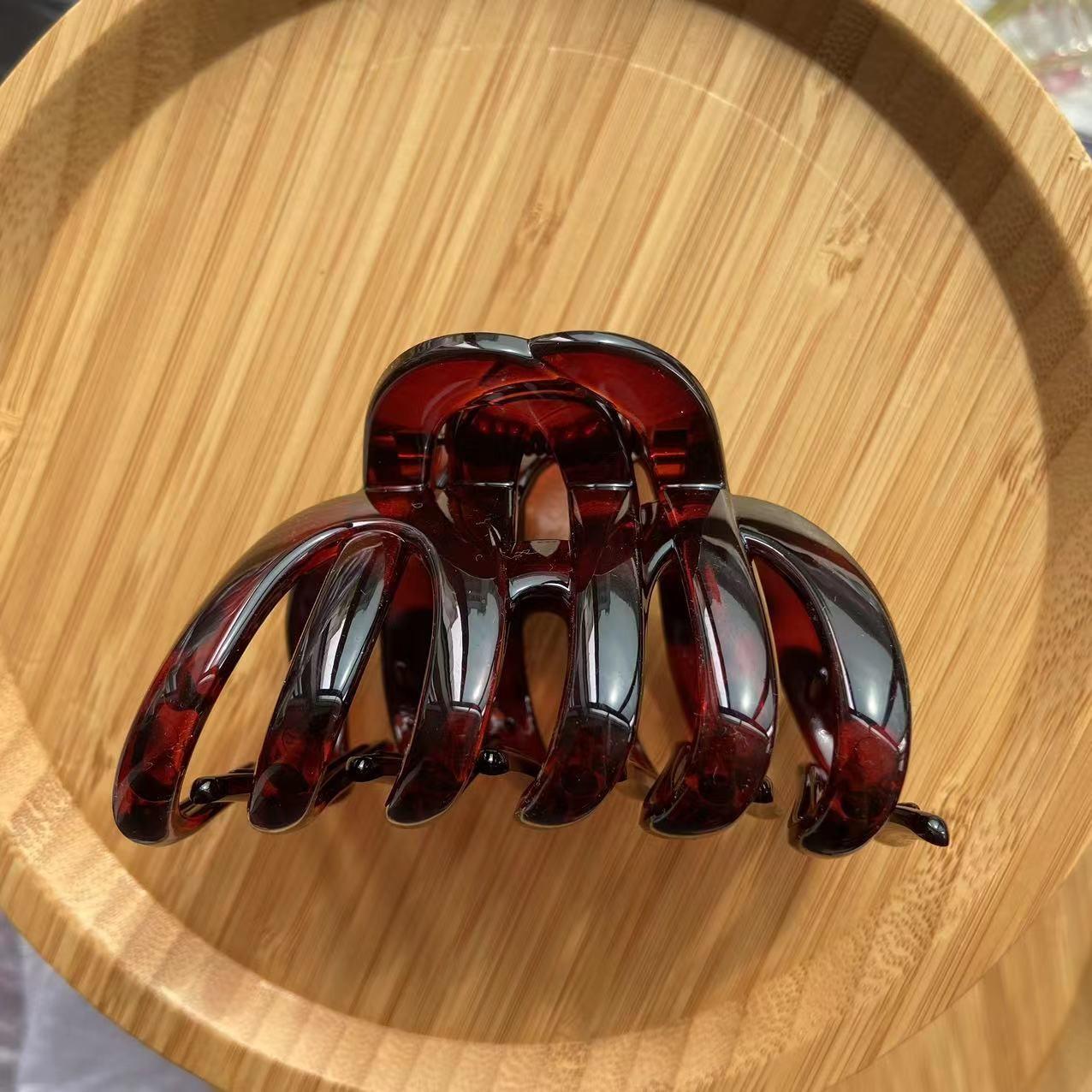 

Большие полые заколки-крабы для волос для женщин и девушек, для хвостика, большие пластиковые заколки-бабочки для волос, шпильки, аксессуары для волос, модные