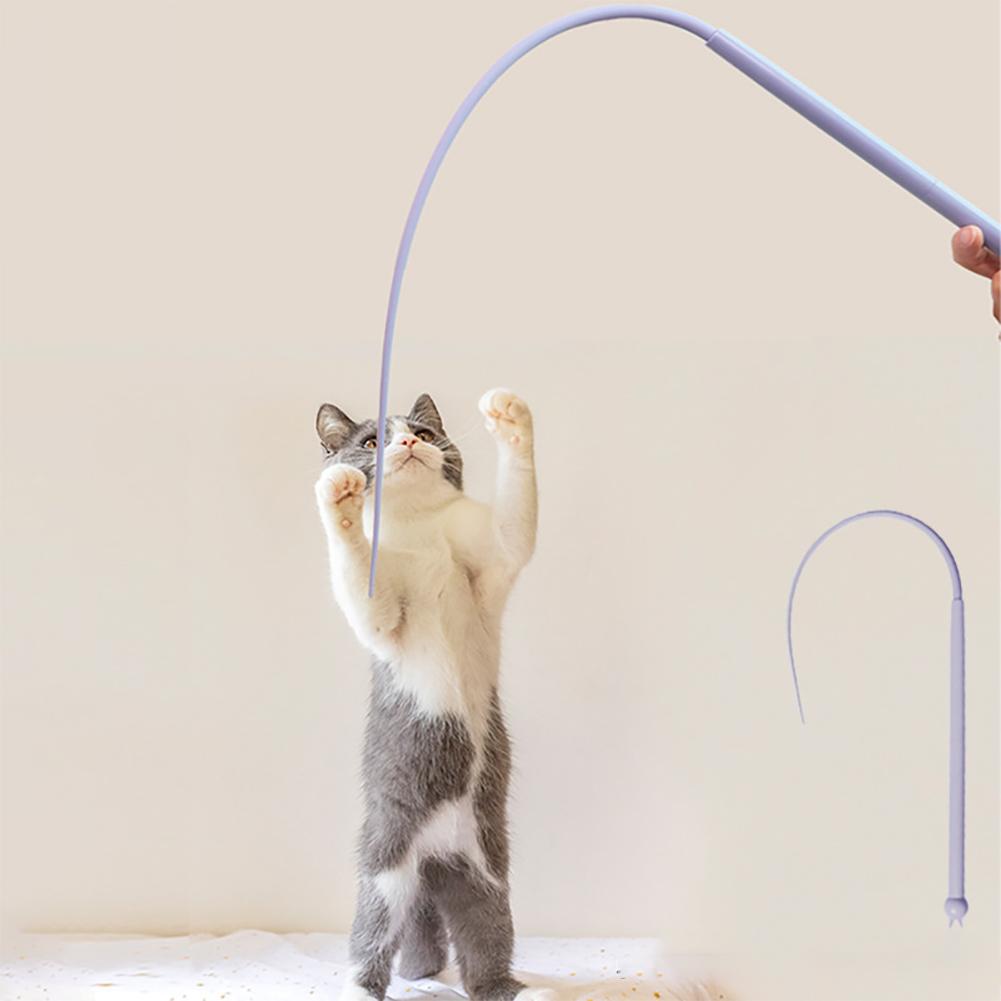 

Кошачья имитация хвоста мыши интерактивная палочка-дразнилка для кошек интерактивные игрушки для котят игрушка для ловли игрушек-дразнилок для кошек принадлежности Blue