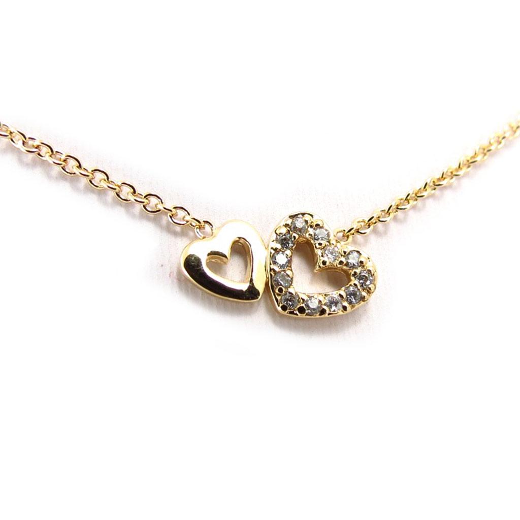 

Les Trésors De Lily [K4763] - Collier Plaqué Or Love doré