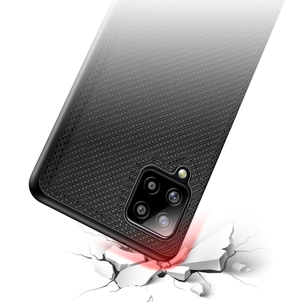 Dux Ducis Fino Etui Pokrowiec Pokryty Nylonowym Materiałem Samsung Galaxy A42 5G Czarny