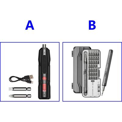 Screwdriver Set 46 In 1 Screwdriver 3.7V Power Screwdriver Magnetic Bits Repair Tool for Phone Camera Computer Repair