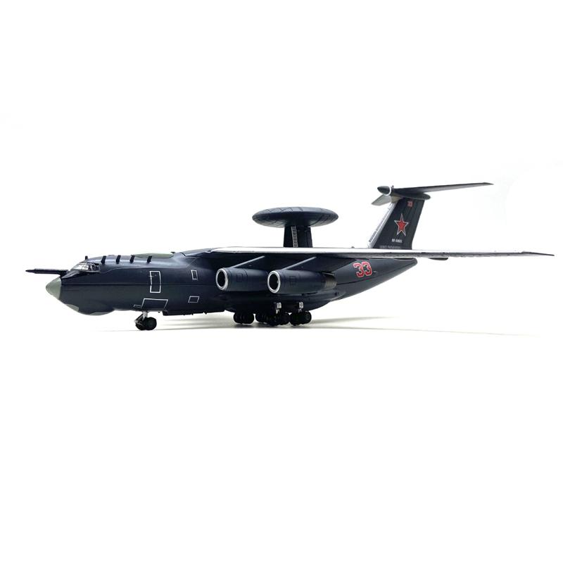 1/200 Scale Soviet A-50U AWACS Aircraft Model Diecast Metal Military Plane Finished Decorative Ornament Collect Gift