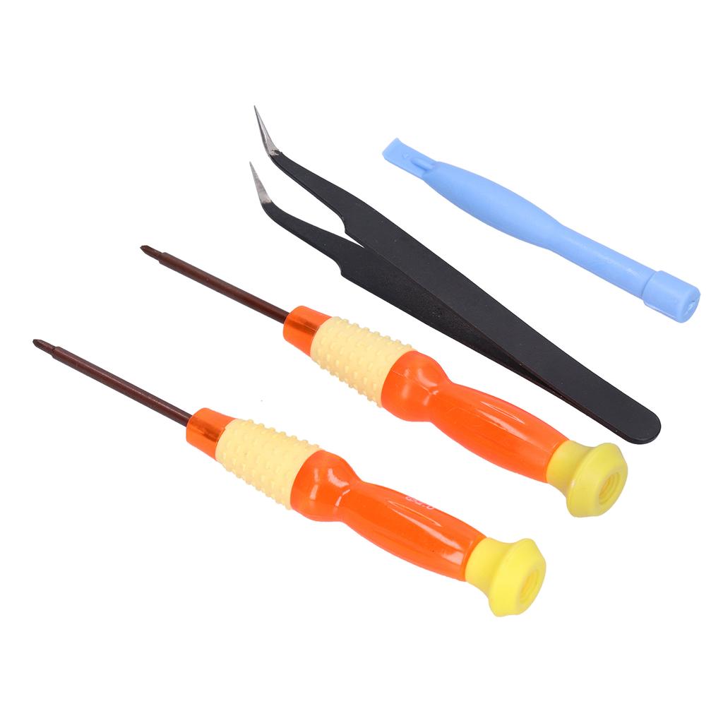 Joystick Replacement Tool Console Repair Kit with 3D Analog Joystick Screwdrivers Tweezers for NSwitch Controller(White