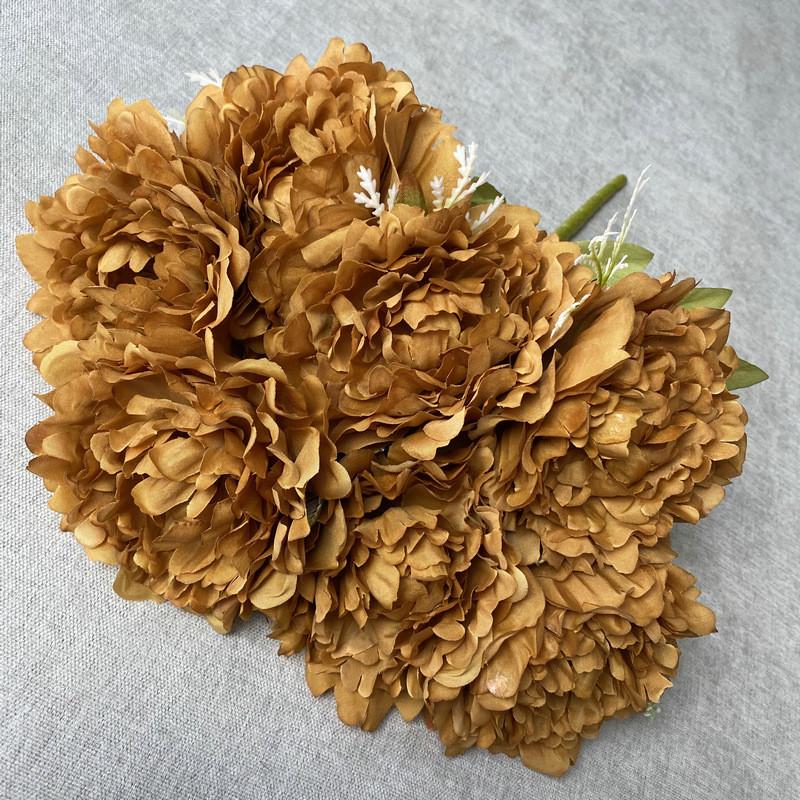 Peony Flower Artificial Wedding Centerpiece For Home Decor And Photography Prop