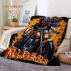 Motocross Modern Retro Motorrad Weiche Decken, Warme Kuscheldecke Bequeme Decke für Picknick Betten Sofa Zuhause Schlafzimmer