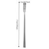 10PCS 3-toothed Stainless Steel Slender Fruit Fork Reusable Extended Handle Afternoon Tea Fork Rust-proof Salad Fork Party